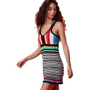 DVF Crochet Mini Tank Dress‎